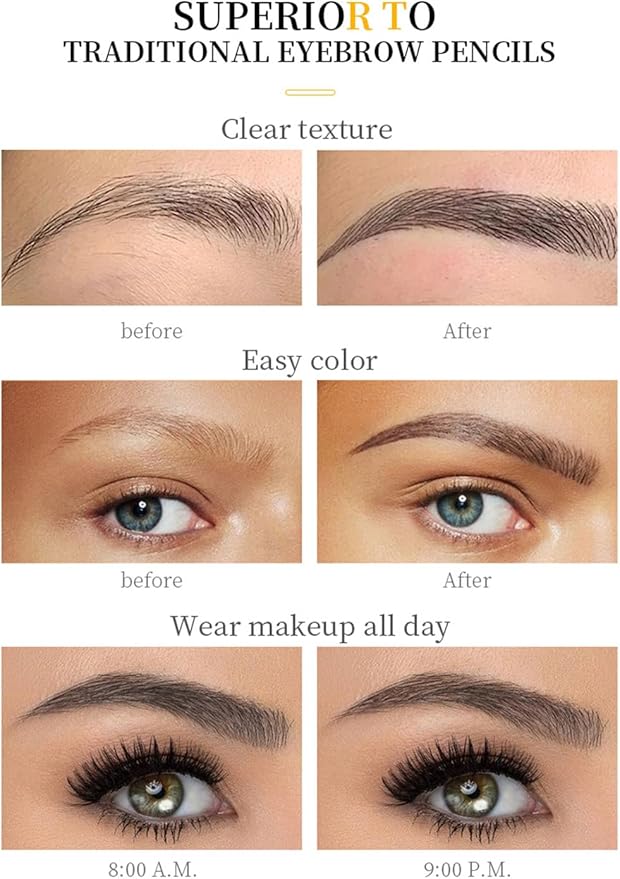 3D Microblading 4 - tip Eyebrow Pen - SwiftSouq