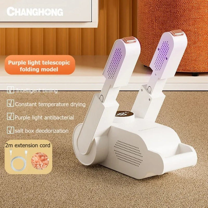 Compact Shoe Dryer – Portable, Quick Drying, and Perfect for Any Shoe Type, Anytime, Anywhere 👟💨 - SwiftSouq