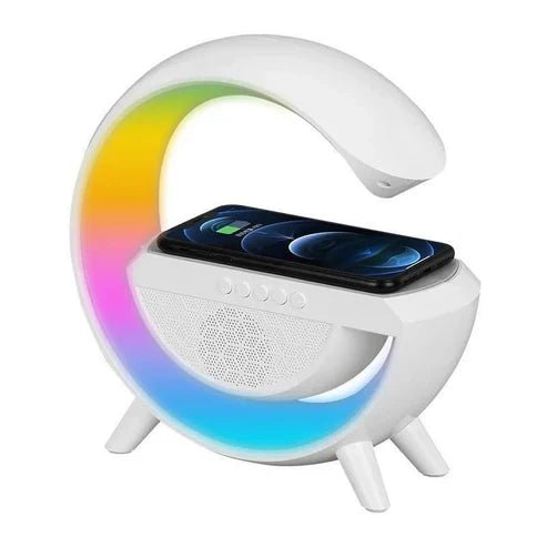 Led Wireless Charger Speaker - SwiftSouq