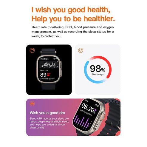 T800 Smartwatch 1.99 inch - SwiftSouq