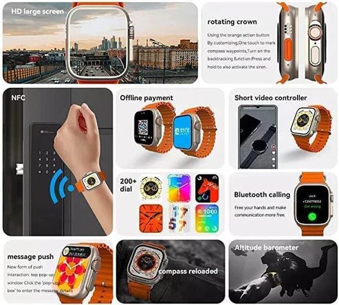 T800 Smartwatch 1.99 inch - SwiftSouq