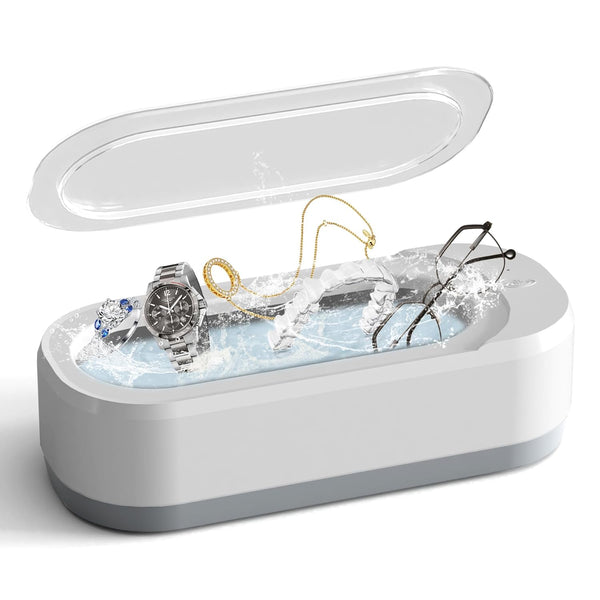 Ultrasonic Jewelry Cleaner – 48KHz Professional Sonic Cleaning Machine for Jewelry, Glasses & Watches - SwiftSouq